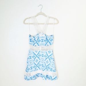 Lucca Couture Blue Mini Dress